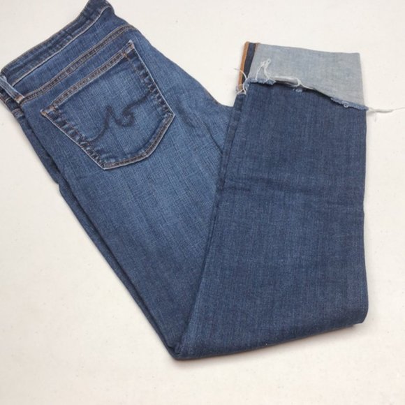 MADE IN USA ๐บ๐ธ AG ADRIANO GOLDSCHMIED STEVIE CUFF JEANS 27x26 ๐บ๐ธ - Picture 5 of 13